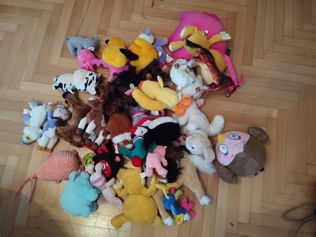 Plyšové hračky-darujem,