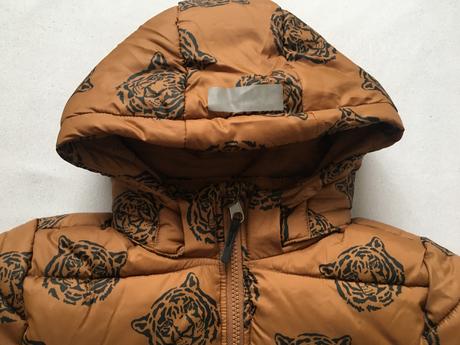Bunda zimná značková vodoodpudivá teplá, h&m,128