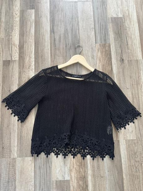 Čierna bluzka, reserved,s