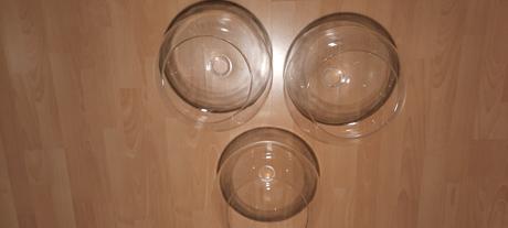 Svietidla zavesne, priehladne - 3 ks, 