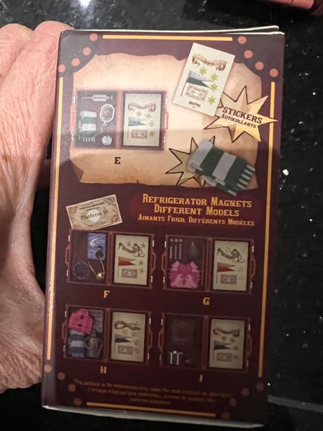 Harry potter hogwart suitcase surprise box pendant,