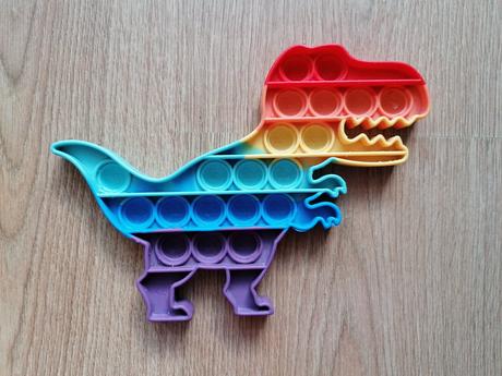 Pop it - dinosaurus 15x21cm, 