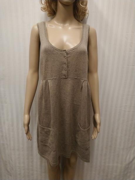 Dámske zeleno hnedé šaty, esprit, l, esprit,l