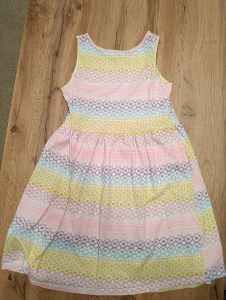 Letne bavlnené šaty, h&m,134