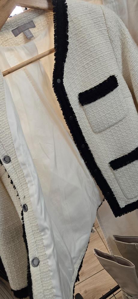 Štrukturovaný kabátik h&m, h&m,36