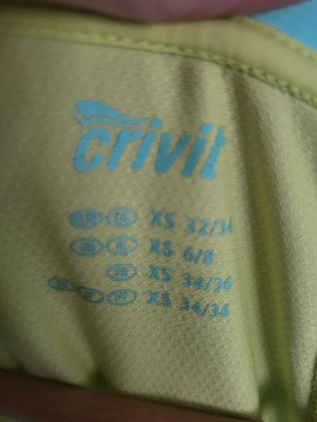 Fitness tričko crivit, xs