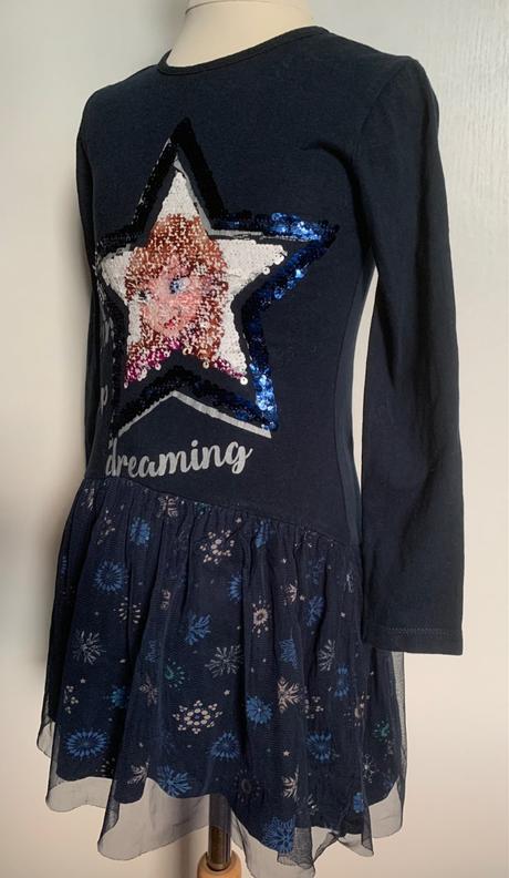 Desigual tmavomodré šaty anna a elsa, desigual,122