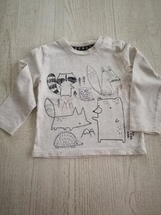 Zvieratkové tričko, f&f,80