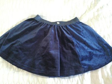 Tociva sametova suknicka s podsivkou, coccodrillo,110