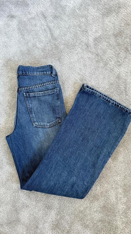 Wide leg džínsy so zaplatami zara 152-164, zara,158