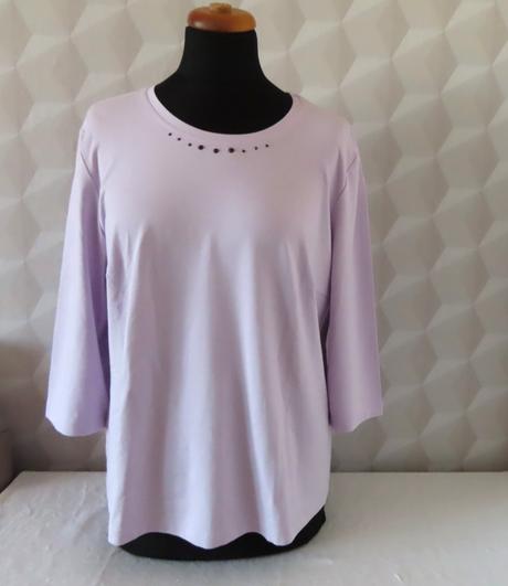 Klingel, fialový top s kamienkami, veľ. xxl, xxl