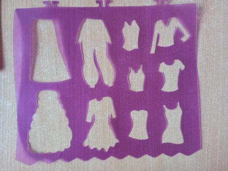 Predlohy šablóny na obkreslovanie šaty princezné,