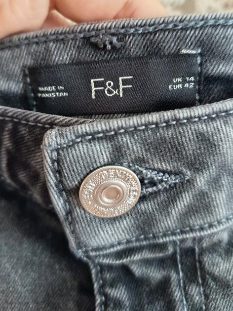 Riflová maxi sukňa, f&f,xl