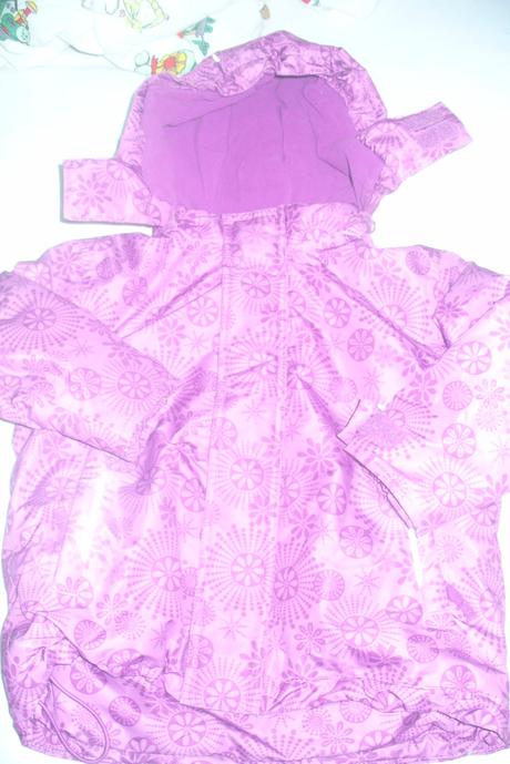 Fialová vetrovka+oteplováky, sweet baby,104