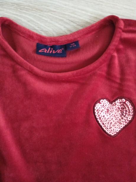 Bordove velurove saty, alive,128