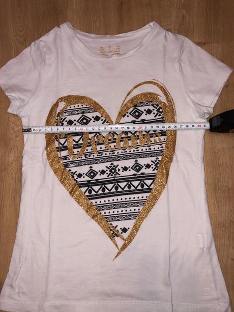 Biele tričko, f&f,122