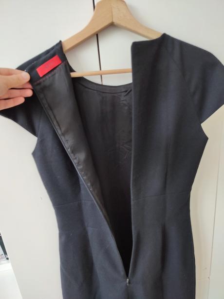 Vlnené biznis šaty hugo boss, hugo boss,36
