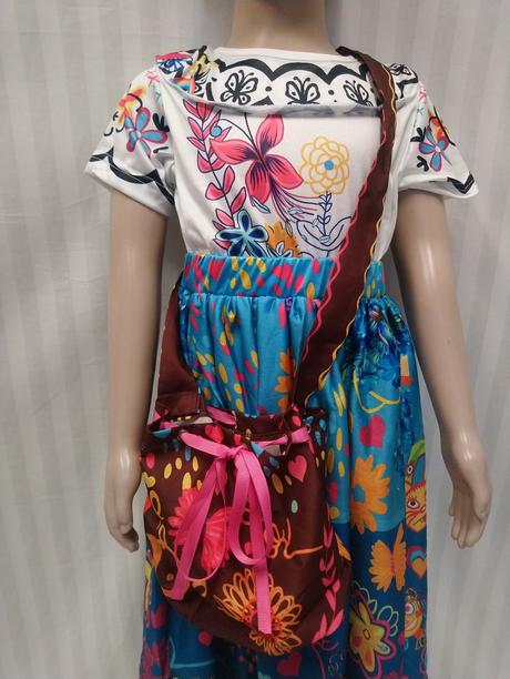 Kostým mirabel encanto šaty, set doplnkov, 110-122,