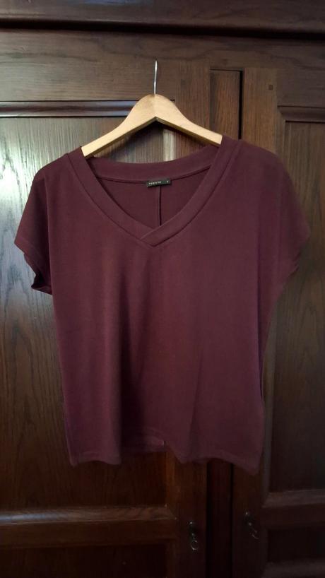 Bordové a čierne tričko medicine s, s