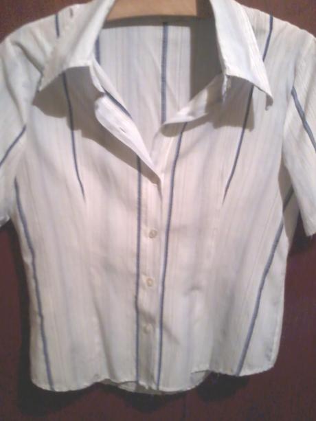 Modrá a žltá blúzka, bielo-čierna košeľa, m