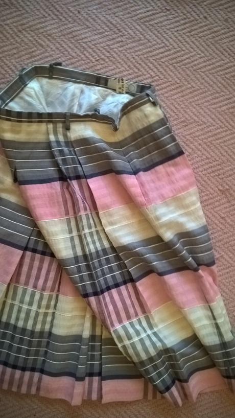Podšívaná skladaná sukňa, 38