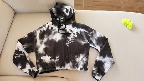 Dámska mikina crop  xxs, fishbone,xs