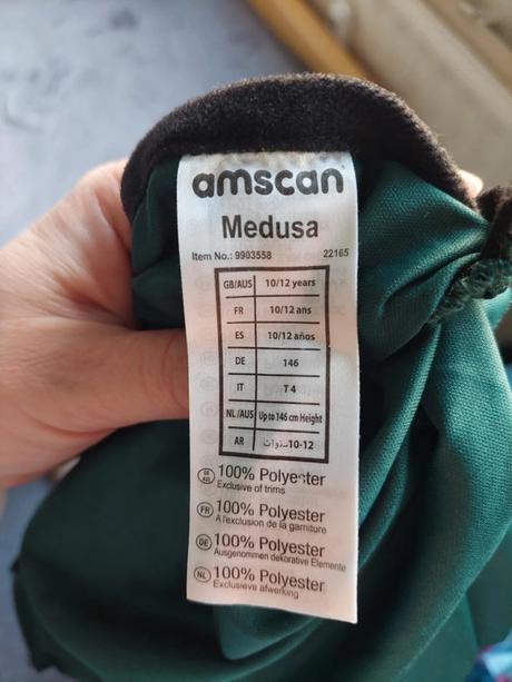 Medúza / antická bohyňa karnevalové šaty veľ.146-1,