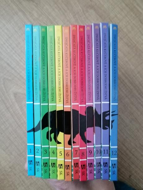 Mini knižky o dinosauroch, 12 ks, 