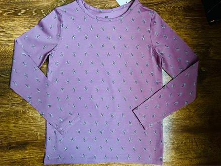 Veľ. 110/116 zn. h&m nové bavlnené tričko, h&m,110 / 116