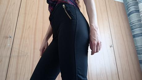 Dámske čierne nohavice, veľ. 36, 36