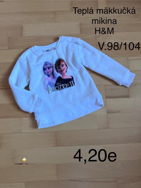 Huňatá mikina, h&m,98