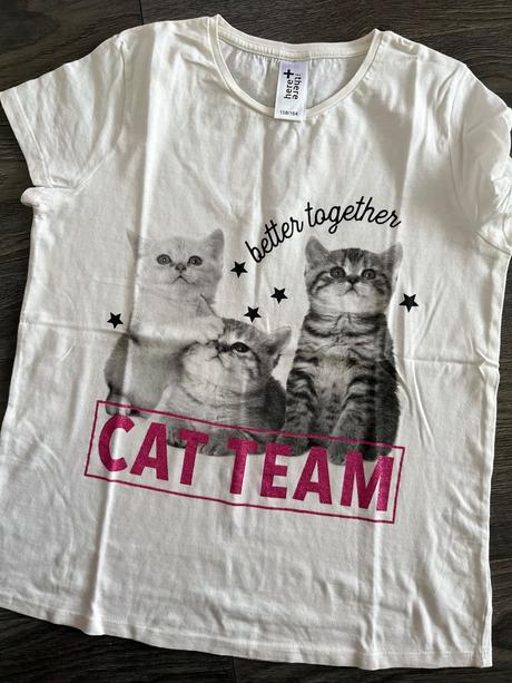 Pekne tricko cat team, c&a,158