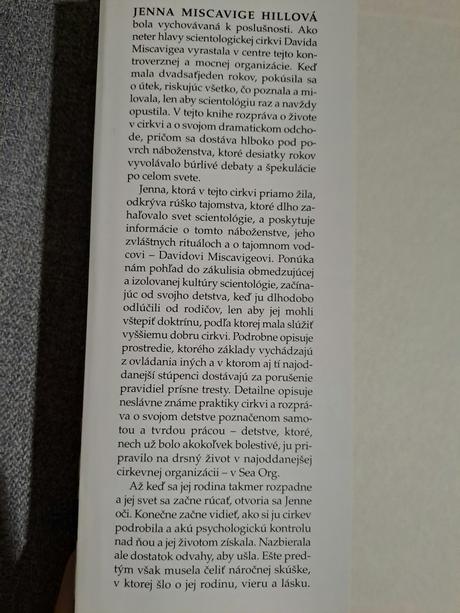 Jenna miscavige - za hranicami viery, 