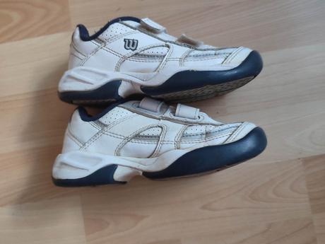 Detská tenisová obuv (tenisky)  wilson, pravá koža, 29