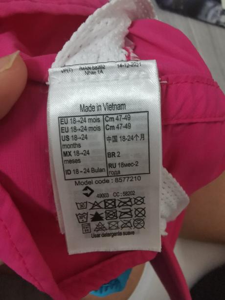 Detská čiapka s uv ochranou, nabaiji,86