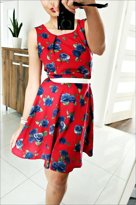 Letné kvetinové šaty, m