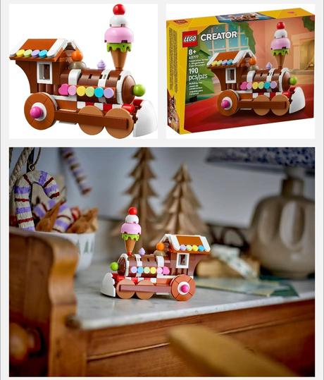 Vlak lego 40777 vianočný medovníkový vláčik,