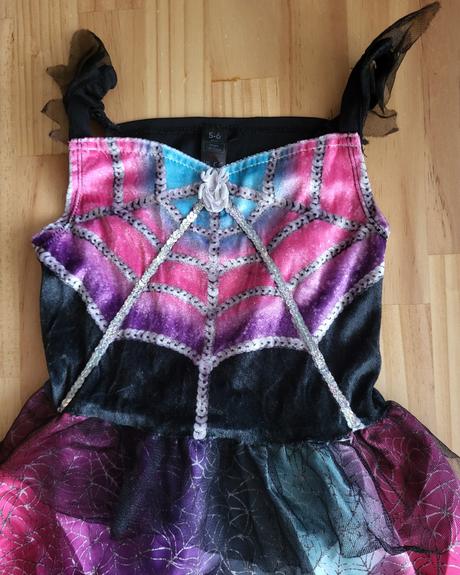 Karnevalové šaty spider na 5-6 rokov, 