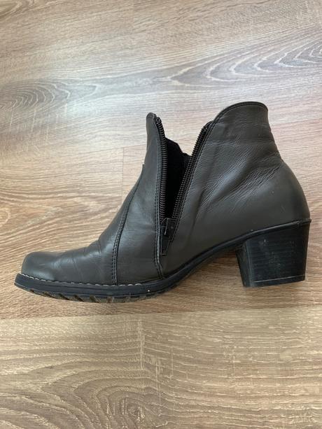 Kožené kotníkové topánky, 37