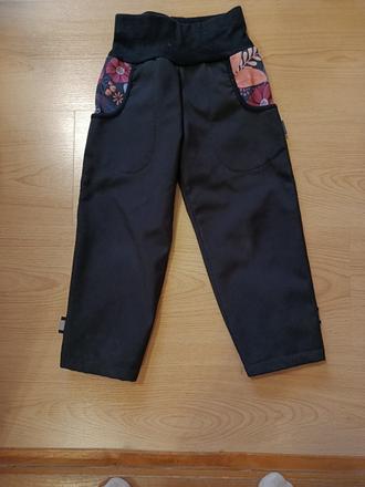 Detské zateplené softshellove nohavice unuo, unuo,98