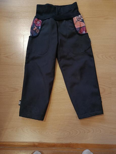 Detské zateplené softshellove nohavice unuo, unuo,98