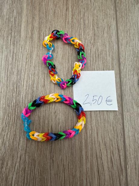 Náramok z gumičiek, 