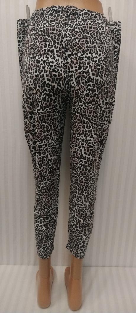 Dámske elastické letné 3/4 nohavice so vzorom, xxl, xxl