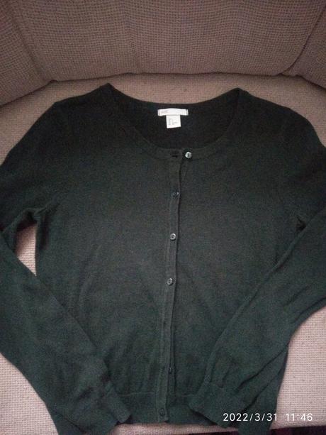 Zeleny sveter hm, h&m,s