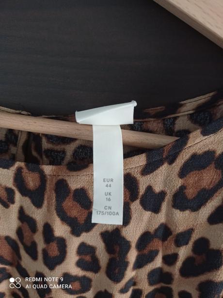 Šaty so zvieracim vzorom/leopardie, h&m,44