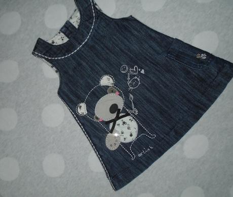 Riflové šaty na 3 až 6 mesiacov, next,68