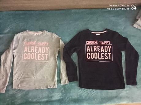 2x mikiny už len sivá, 146