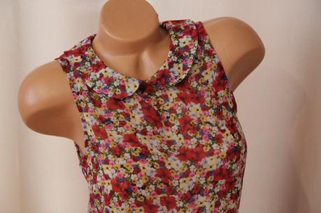 Kvietkovaný top topshop s, topshop,s
