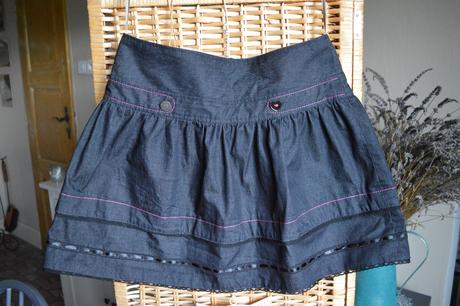 Ďžínsová sukňa, river island,m