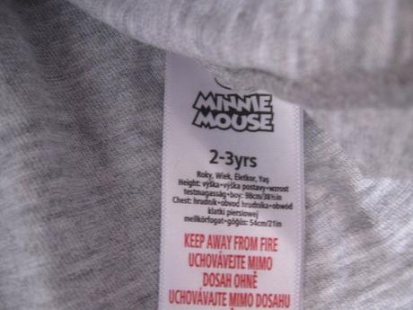 Pyžamko s myškou minnie, 98, disney,98